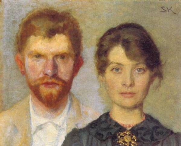Kroyer Peder Severin Retrato del matrimonio 1890